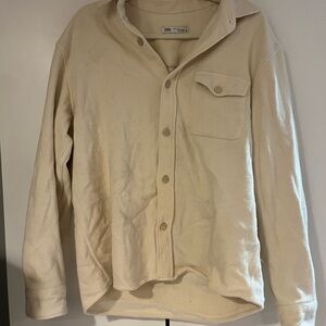 Cream Button-Up Shirt